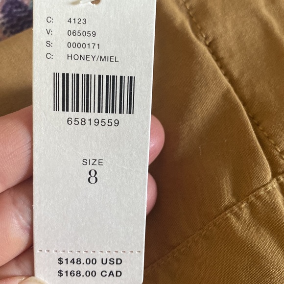 Anthropologie size 8 wide leg pant - Picture 6 of 6